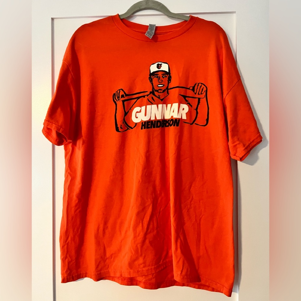 Gunnar Henderson Baltimore Orioles tshirt XL